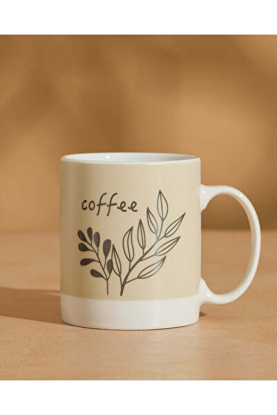 REDTAG كوب قهوة مطبوع باللون البيج