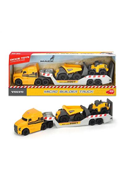 Dickie Mack Volvo Micro Builder Truck İnşaat Kamyonu 203725005