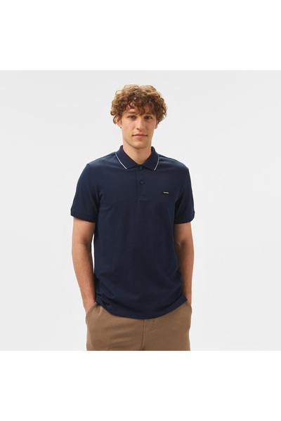 Calvin Klein Erkek Mavi Polo