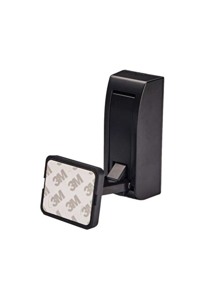 Milano Hydraulic Door Stopper Wall Mounted - Black Steel Aluminum Alloy, Easy...