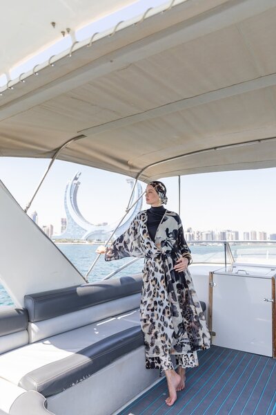 ALFASA Patterned Long Pareo - Alf7143