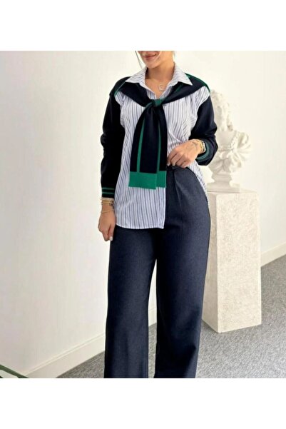 NOXS NOKS KAZAK KOMBİN GÖMLEK