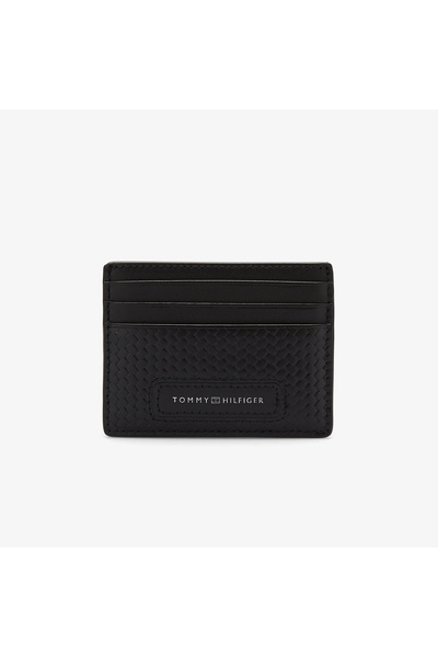 Tommy Hilfiger Woven Texture Erkek Siyah Kartlık