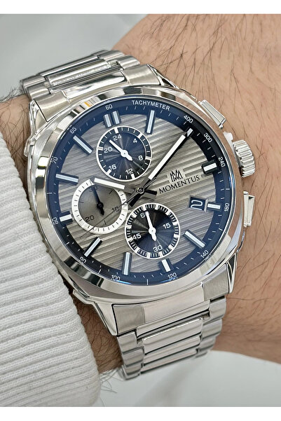Momentus Orijinal Fonksiyonlu 5ATM Su Geçirmezlik Erkek Kol Saati ILKCC307S-03SS