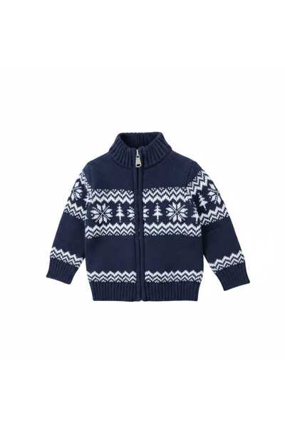 OEM Knitted sweater with zipper