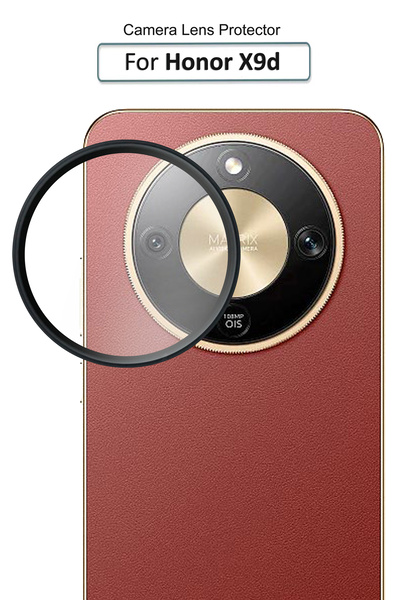Generic Honor X9d - Premium Camera Lens Protector - Black