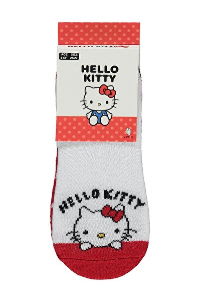 Hello Kitty 2-12 Yaş Kız Babet Çorap - Standart 8-9 Yaş