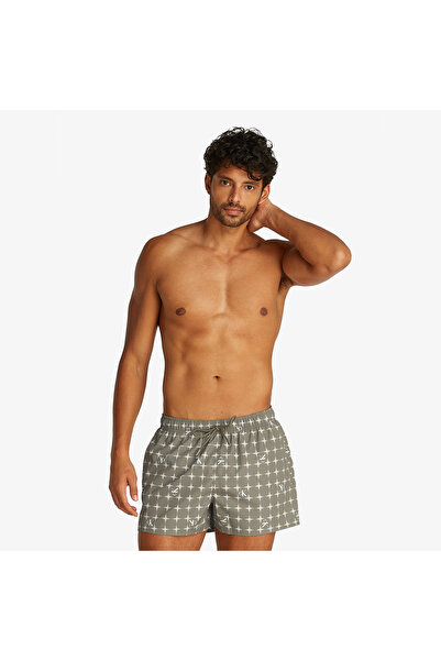 Calvin Klein Drawstring Erkek Yeşil Mayo