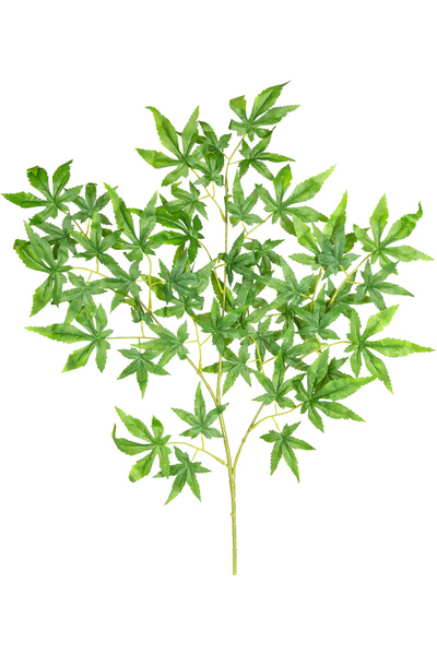 Herdekora Yapay Çınar Yaprağı, Yeşil - 60 cm