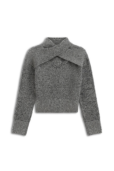 Twist ÇİFT PARÇA GÖRÜNÜM CUTOUT KAZAK