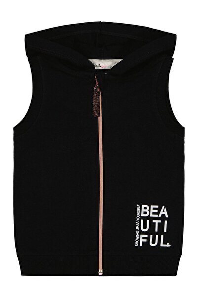 Civil Girls Basic Vest for 2-5 Years - Black 2-3 Years