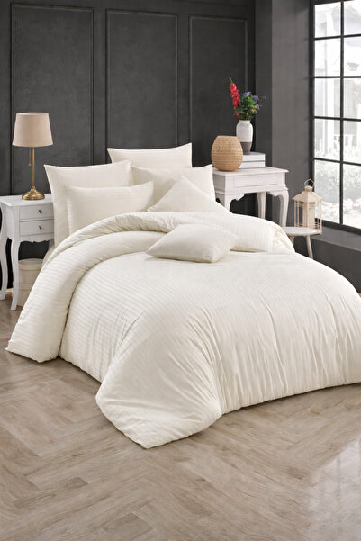 NazeninHome Раиран сатен | Раиран сатен | Комплект спално бельо от сатен в хо...