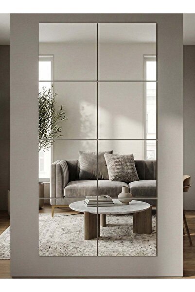 Taimi مجموعة مرايا حائط كاملة الطول 30×30 سم، 8 قطع - مرآة مكياج ذاتية اللصق ...