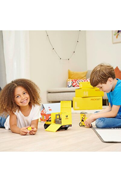 Cici Oyuncak DHL Kargo Teslimat Arabası Kamyonu Işıklı Ve Sesli Otomat El Ara...