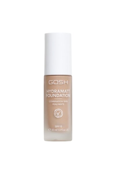 GOSH , Hydramatt, Matte, Liquid Foundation, 010R, Light Dark, SPF15, 30 ml
