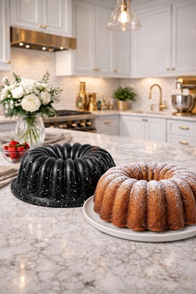 Brillant Classic Sectioned Center-Cut Non-Stick Cast Iron Cake Baking Mold 23 cm