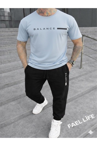 FAEL LİFE SET BALANCE HOPPERSHIRT ȘI PANTALONI DE TRENING CU TĂIȘ LARG PENTRU...