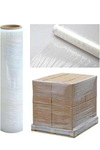 M SMART لفافة فيلم مطاطي شفاف قوي مقاوم للرطوبة 300 مم للتعبئة والنقل