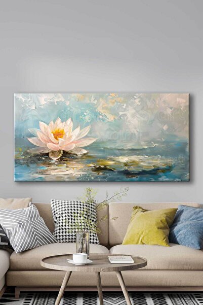 Voovart Lotus Flower Dekoratif Kanvas Tablo – VOOV3065