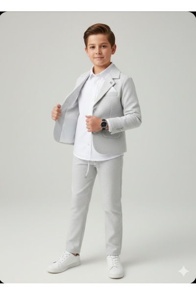 BEGONYA BEBECE KIDS Jacketed Triple Men's Suit