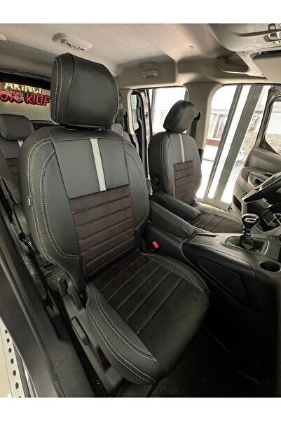 AKINCI غطاء مقعد السيارة الخلفي من قطعتين لسيارات ريفتر-بيرلينجو-كومبو-برواس ...