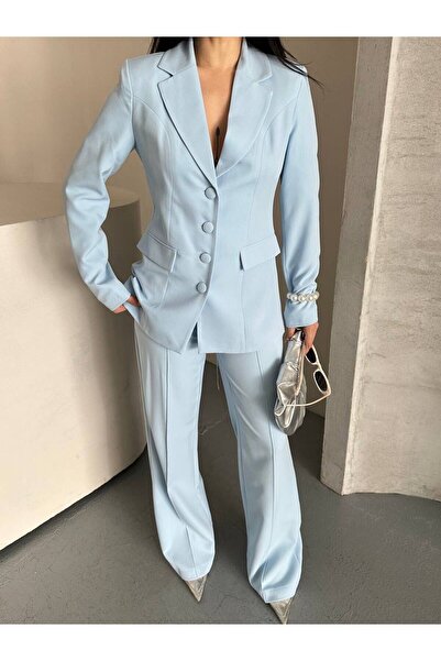 Ekim Store Button Detailed Double Blazer Suit