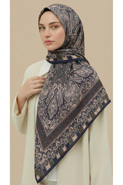 Karaca Ethnic Pattern Cotton Scarf 120*120 cm