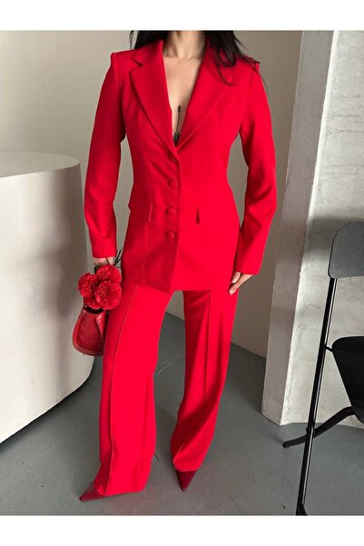 Ekim Store Button Detailed Double Blazer Suit