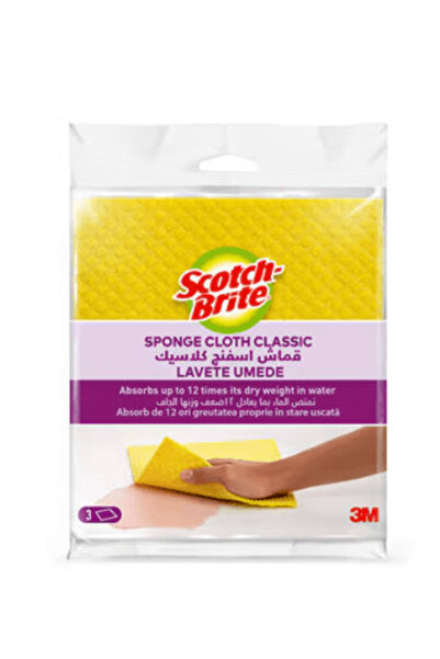 Scotch Brite Șervețele umede clasice Scotch-Brite, 3 bucăți