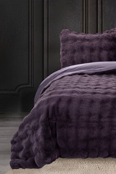 ZEBRACASA Bonny Çift Kişilik Kürk Yatak Örtüsü