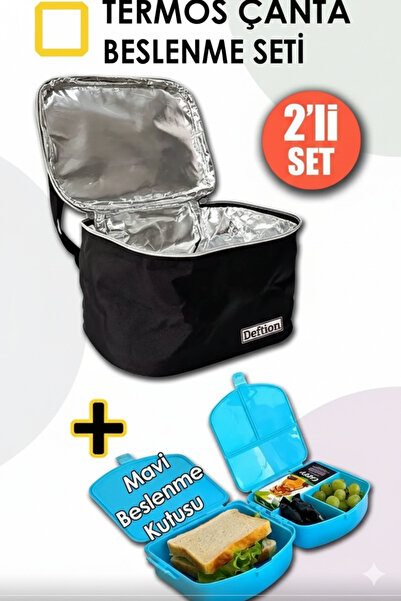 sfs elektrik صندوق غداء مع ترمس للرجال