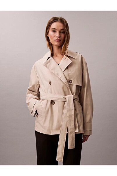 Calvin Klein MID LENGTH COTTON TRENCH