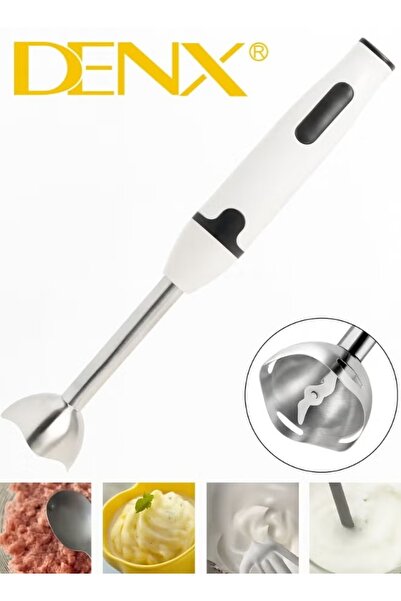 Primo Plus Denx DX2023 Stainless Steel Stick Blender – Powerful, Ergonomic, a...