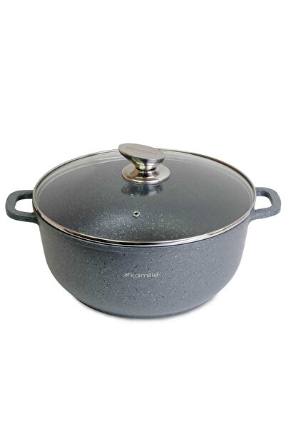 Kamille pot with glass lid, 6.5 L, 28 x 12.5 cm