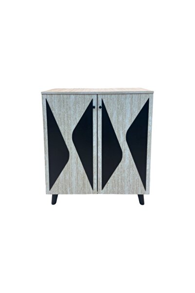 DEC30 دولاب احذيه ماليزى بتصميم فاخر والوان عصريه 80سم