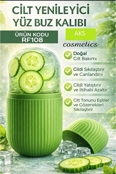 aks kozmetik Göz Torbalarını Giderme Silikon Buz Kalıbı Buz Küpü Yüz, Gözler ...