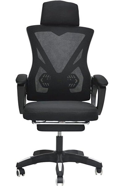 Afifa Furniture Black Mesh Office Chair – Ergonomic Chair with Recliner, Head...