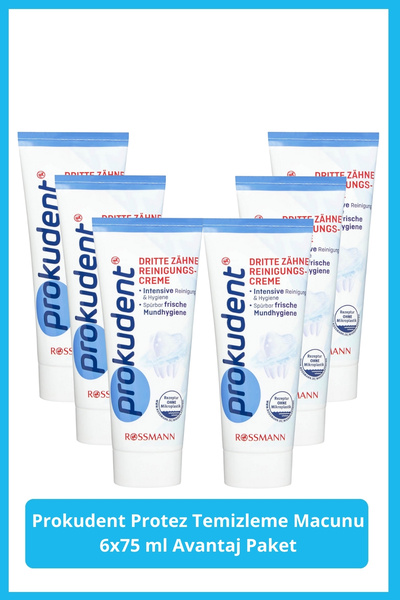 prokudent Protez Temizleme Macunu 6x75 ml Avantaj Paket
