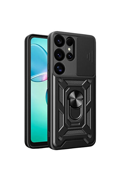 Apsuwa حافظة سامسونج جالاكسي S26 ألترا مع حامل وحلقة بارس