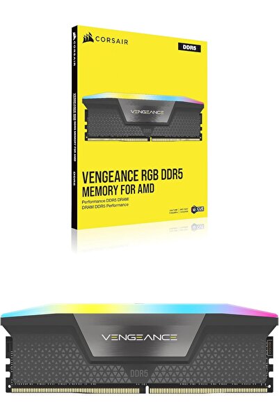 Corsair Vengeance RGB Pro SL 32GB (1X32GB) 5600Mhz DDR5 1,25V Ram (CMH32GX5M1...