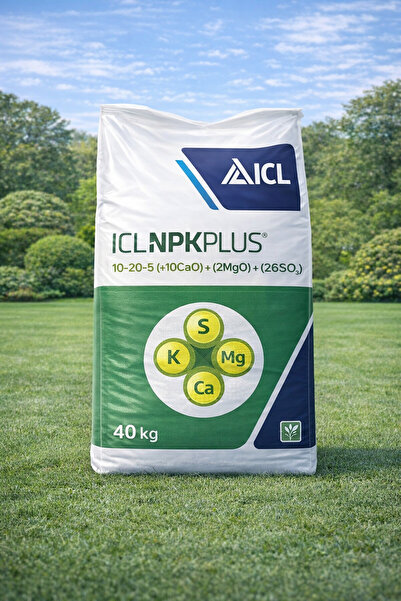 ICL NPKpluS 10-20-5+10CaO+2MgO +26SO3 Kontrollü Yavaş Salınımlı Çim Ve Bitki ...