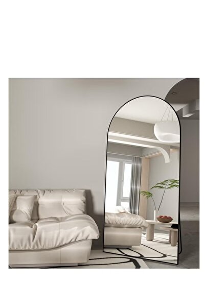 Mtanvxay Scandinavian Floor Mirror 80x180cm Arched Iron Frame Versatile Wall ...
