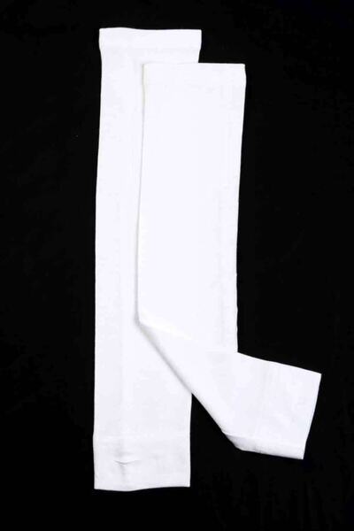 Luna Nueva Women's Hijab Plain White Oversleeves