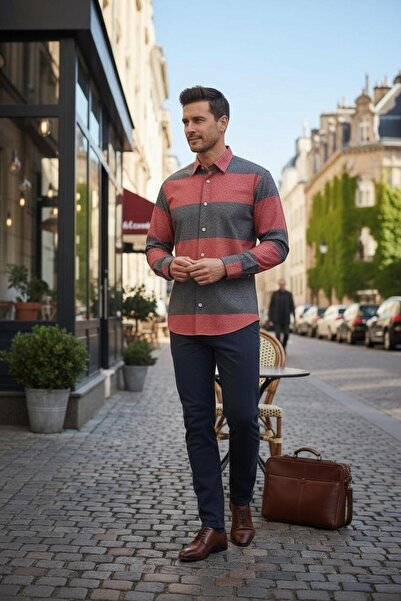 OwenLife Owen Life Slim Fit Molded Cotton Fabric Quality Shirt