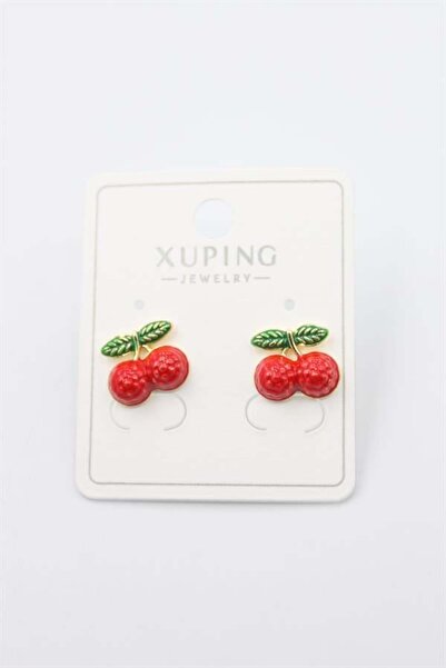 MENESSA Cherry Earrings - Gold