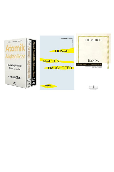TÜRKİYE İŞ BANKASI KÜLTÜR YAYINLARI Atomik Alışkanlıklar Kutulu Özel Set (2 K...