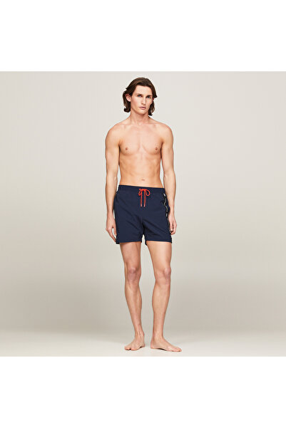 Tommy Hilfiger Tommy Jeans Sf Medium Drawstring Side Tape Erkek Mavi Deniz Şortu