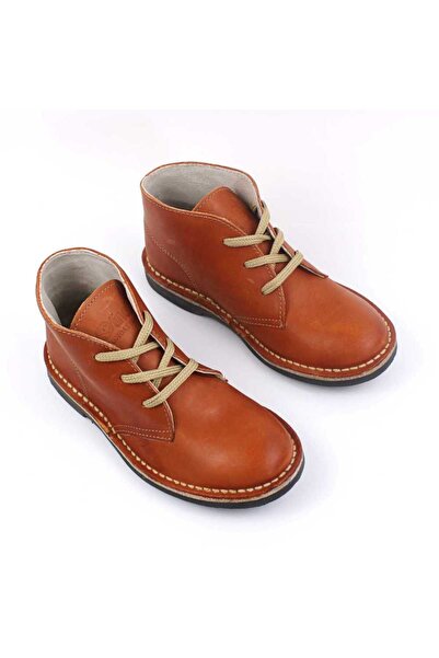 tino Lightweight boots for children, made of natural leather, with stitched s...