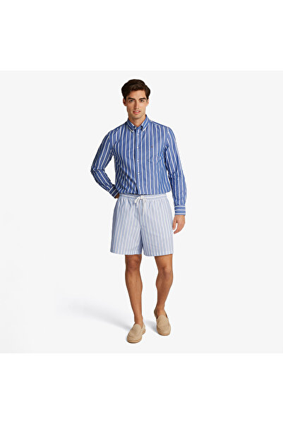 Tommy Hilfiger T1 Heavy Oxford Erkek Mavi Şort
