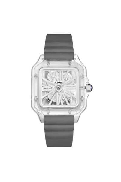 catera Men's watch, transparent, gray, Rebel